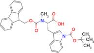 (S)-2-((((9H-Fluoren-9-yl)methoxy)carbonyl)(methyl)amino)-3-(1-(tert-butoxycarbonyl)-1H-indol-3-...