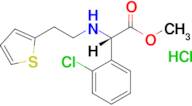 (S)-Methyl 2-(2-chlorophenyl)-2-((2-(thiophen-2-yl)ethyl)amino)acetate hydrochloride
