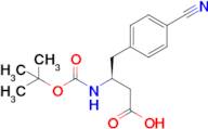 (S)-3-((tert-Butoxycarbonyl)amino)-4-(4-cyanophenyl)butanoic acid