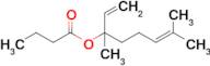 3,7-Dimethylocta-1,6-dien-3-yl butyrate