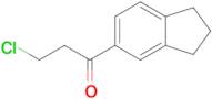 3-Chloro-1-(2,3-dihydro-1H-inden-5-yl)propan-1-one