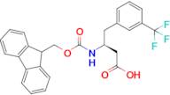 (S)-3-((((9H-Fluoren-9-yl)methoxy)carbonyl)amino)-4-(3-(trifluoromethyl)phenyl)butanoic acid