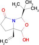 (3R,7aR)-3-(tert-butyl)-1-hydroxy-7a-vinyltetrahydropyrrolo[1,2-c]oxazol-5(3H)-one