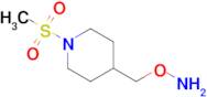 O-[(1-methylsulfonylpiperidin-4-yl)methyl]hydroxylamine