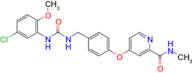 4-(4-((3-(5-Chloro-2-methoxyphenyl)ureido)methyl)phenoxy)-N-methylpicolinamide