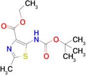 Ethyl 5-((tert-butoxycarbonyl)amino)-2-methylthiazole-4-carboxylate