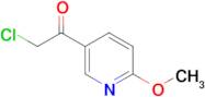 2-Chloro-1-(6-methoxypyridin-3-yl)ethan-1-one