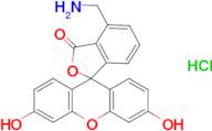 4-(Aminomethyl)-3',6'-dihydroxy-3H-spiro[isobenzofuran-1,9'-xanthen]-3-one hydrochloride