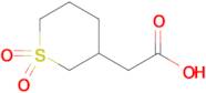 2-(1,1-Dioxidotetrahydro-2H-thiopyran-3-yl)acetic acid