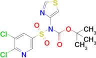 tert-Butyl ((5,6-dichloropyridin-3-yl)sulfonyl)(thiazol-4-yl)carbamate