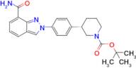 tert-Butyl (S)-3-(4-(7-carbamoyl-2H-indazol-2-yl)phenyl)piperidine-1-carboxylate