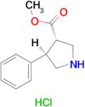 Methyl (3S,4R)-4-phenylpyrrolidine-3-carboxylate hydrochloride