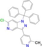 6-Chloro-3-(2-methylpyridin-4-yl)-1-trityl-1H-pyrazolo[4,3-c]pyridine