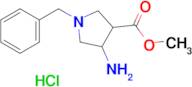 Methyl 4-amino-1-benzylpyrrolidine-3-carboxylate hydrochloride