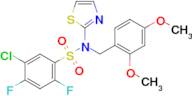 5-Chloro-N-(2,4-dimethoxybenzyl)-2,4-difluoro-N-(thiazol-2-yl)benzenesulfonamide