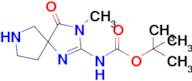 tert-Butyl (3-methyl-4-oxo-1,3,7-triazaspiro[4.4]non-1-en-2-yl)carbamate