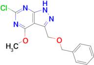 3-((Benzyloxy)methyl)-6-chloro-4-methoxy-1H-pyrazolo[3,4-d]pyrimidine