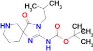 tert-Butyl (3-isobutyl-4-oxo-1,3,7-triazaspiro[4.5]dec-1-en-2-yl)carbamate