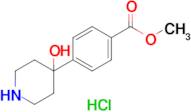 Methyl 4-(4-hydroxypiperidin-4-yl)benzoate hydrochloride