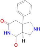(3aS,7aR)-7a-phenylhexahydro-4H-pyrrolo[3,4-c]pyridine-4,6(5H)-dione