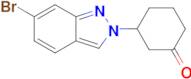 3-(6-Bromo-2H-indazol-2-yl)cyclohexan-1-one