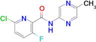 6-Chloro-3-fluoro-N-(5-methylpyrazin-2-yl)picolinamide