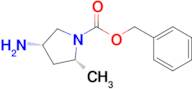 Benzyl (2R,4S)-4-amino-2-methylpyrrolidine-1-carboxylate