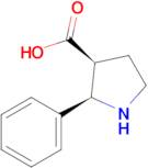 (2R,3S)-2-Phenyl-3-pyrrolidinecarboxylic acid