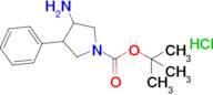 tert-Butyl 3-amino-4-phenylpyrrolidine-1-carboxylate hydrochloride