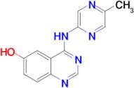 4-((5-Methylpyrazin-2-yl)amino)quinazolin-6-ol