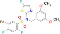 5-Bromo-N-(3,5-dimethoxybenzyl)-2,4-difluoro-N-(5-fluorothiazol-2-yl)benzenesulfonamide