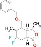 (3R,3aS,4R,5S,7aR)-4-((Benzyloxy)methyl)-6,6-difluoro-3,5-dimethylhexahydroisobenzofuran-1(3H)-one