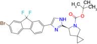 tert-butyl (6S)-6-[4-(7-bromo-9,9-difluoro-9H-fluoren-2-yl)-1H-imidazol-2-yl]-5-azaspiro[2.4]heptane-5-carboxylate