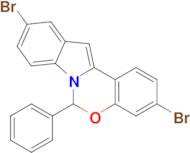 3,10-Dibromo-6-phenyl-6H-benzo[5,6][1,3]oxazino[3,4-a]indole