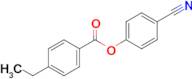 4-CYANOPHENYL 4-ETHYL-BENZOATE