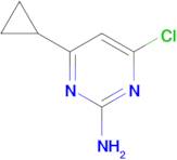 4-CHLORO-6-CYCLOPROPYLPYRIMIDIN-2-AMINE