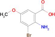 2-AMINO-3-BROMO-5-METHOXYBENZOIC ACID