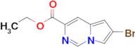 ETHYL 6-BROMOPYRROLO[1,2-C]PYRIMIDINE-3-CARBOXYLATE