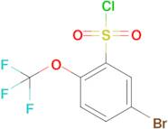 5-BROMO-2-(TRIFLUOROMETHOXY)BENZENE-1-SULFONYL CHLORIDE