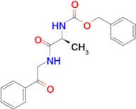 BENZYL (S)-(1-OXO-1-((2-OXO-2-PHENYLETHYL)AMINO)PROPAN-2-YL)CARBAMATE