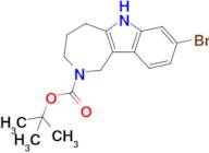 TERT-BUTYL 8-BROMO-3,4,5,6-TETRAHYDROAZEPINO[4,3-B]INDOLE-2(1H)-CARBOXYLATE