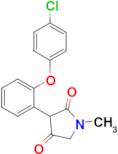 3-[2-(4-chlorophenoxy)phenyl]-1-methylpyrrolidine-2,4-dione