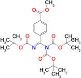 (E)-METHYL 4-(N,N,N'-TRIS(TERT-BUTOXYCARBONYL)CARBAMIMIDOYL)BENZOATE