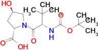 L-PROLINE, N-[(1,1-DIMETHYLETHOXY)CARBONYL]-3-METHYL-L-VALYL-4-HYDROXY-, (4R)-