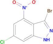 3-BROMO-6-CHLORO-4-NITRO-1H-INDAZOLE