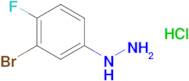 (3-BROMO-4-FLUOROPHENYL)HYDRAZINE HCL