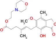 2-MORPHOLINOETHYL (E)-6-(4-HYDROXY-6-METHOXY-7-METHYL-3-OXO-1,3-DIHYDROISOBENZOFURAN-5-YL)-4-MET...
