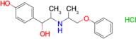 4-(1-HYDROXY-2-((1-PHENOXYPROPAN-2-YL)AMINO)PROPYL)PHENOL HYDROCHLORIDE