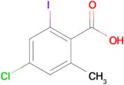 4-CHLORO-2-IODO-6-METHYLBENZOIC ACID