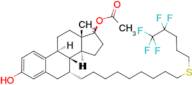 (7α,17β)-7-(9-((4,4,5,5,5-PENTAFLUOROPENTYL)THIO)NONYL)-ESTRA-1,3,5(10)-TRIENE-3,17-DIOL 17-ACETATE